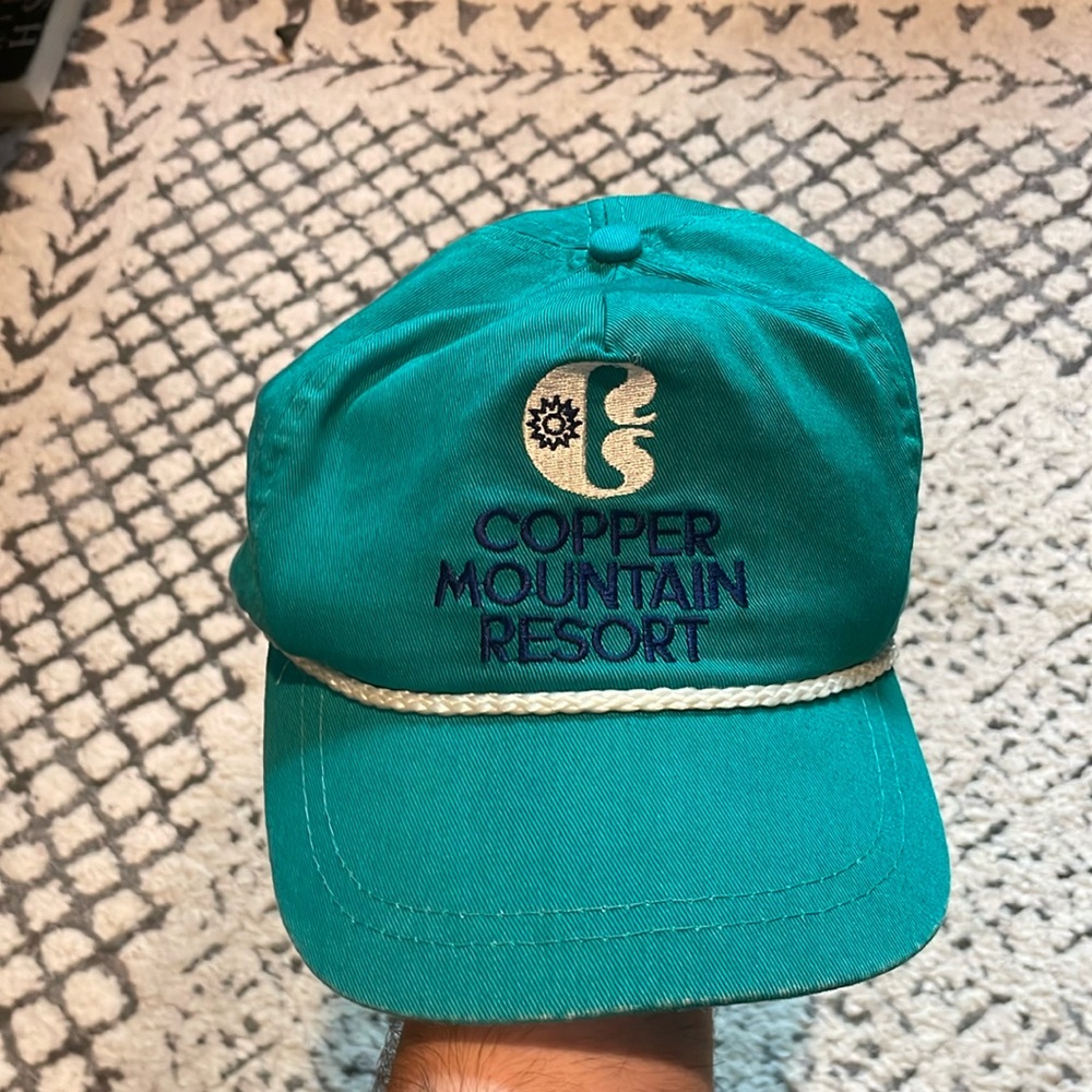 Vintage copper mountain resort hat
